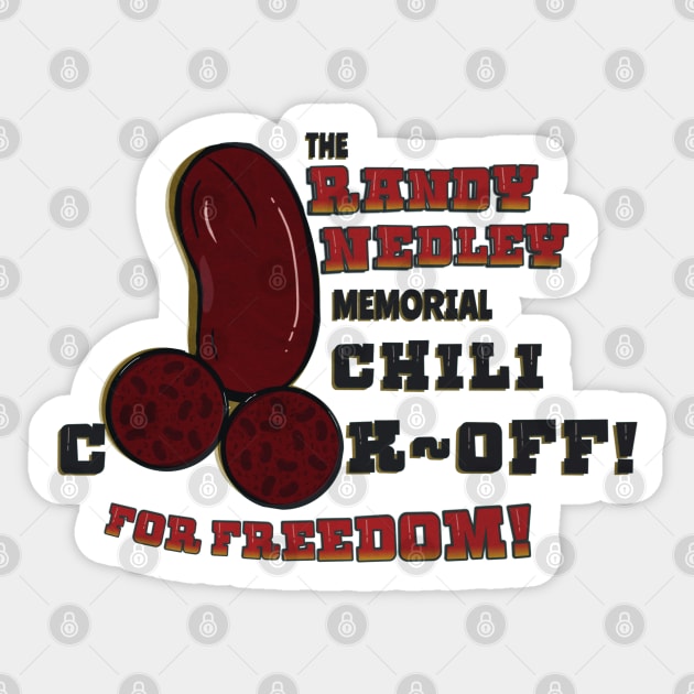 Randy Nedley Chili Cook Off! #BringWynonnaHome - Wynonna Earp Sticker by SurfinAly Design 